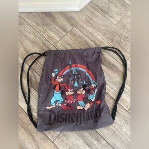 Disney Black and White Drawstring Bag